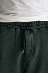 Bermuda felpa in cotone grigio uomo Woc - 5