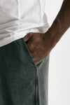 Bermuda felpa in cotone grigio uomo Woc - 6