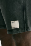 Bermuda felpa in cotone grigio uomo Woc - 7