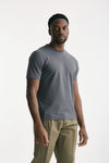 T shirt Icecotton in cotone grigio uomo Zanone - 4