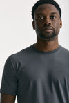 T shirt Icecotton in cotone grigio uomo Zanone - 5
