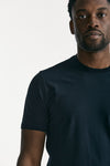 T shirt Icecotton in cotone blu uomo Zanone - 5