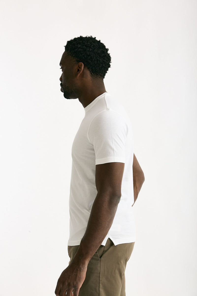 T shirt in cotone bianco Icecotton uomo Zanone - 3