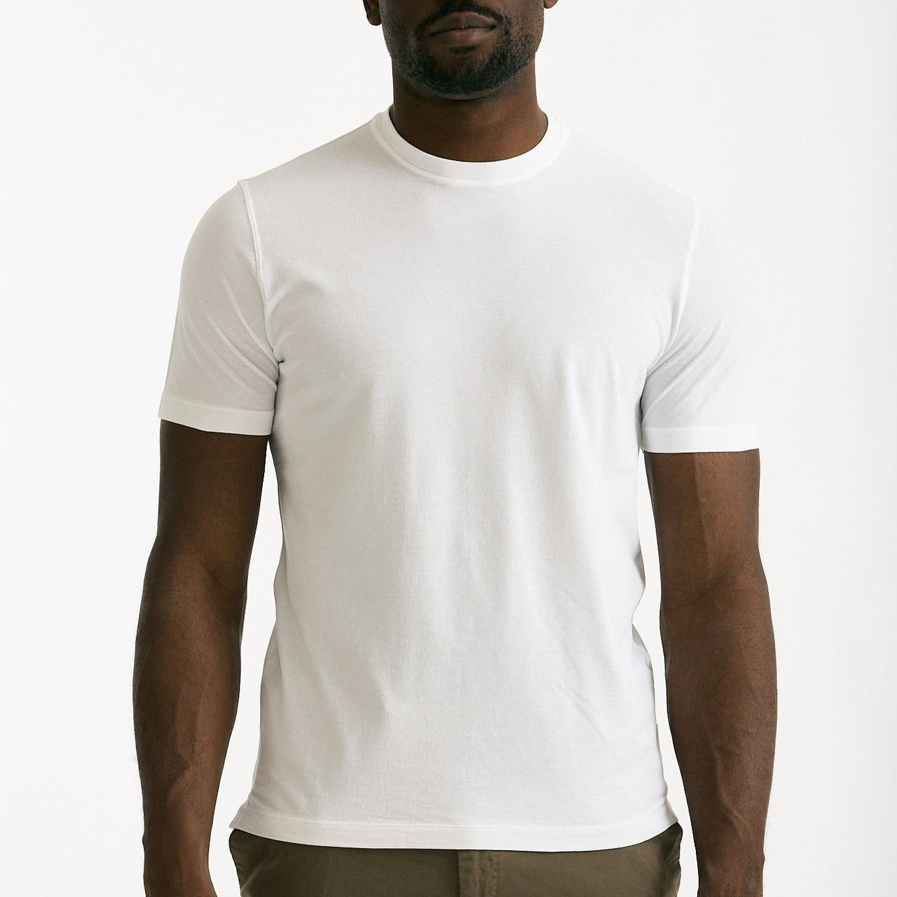 T shirt in cotone bianco Icecotton uomo Zanone - 6
