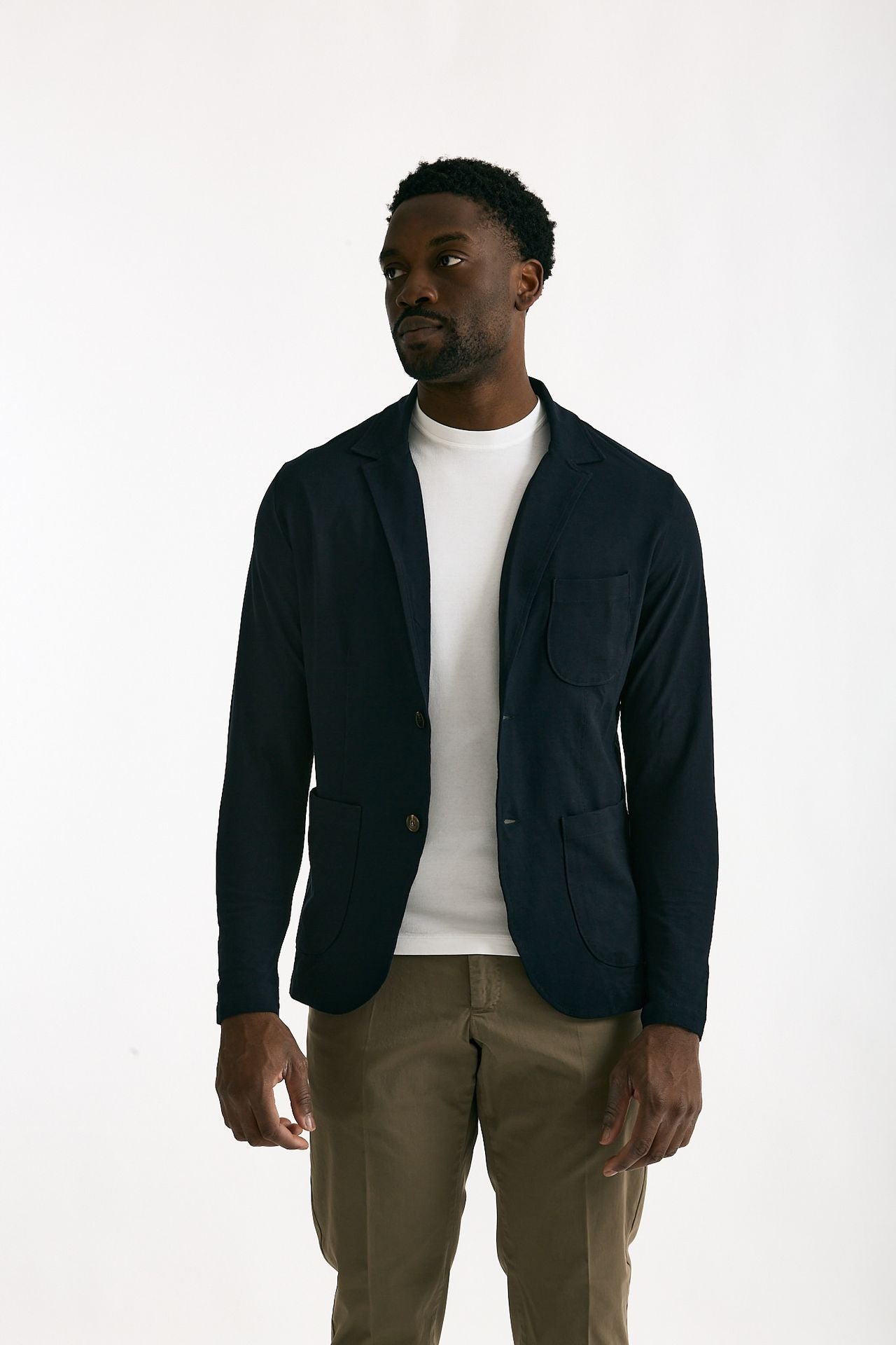 Giacca in cotone blu Icecotton uomo Zanone - 1