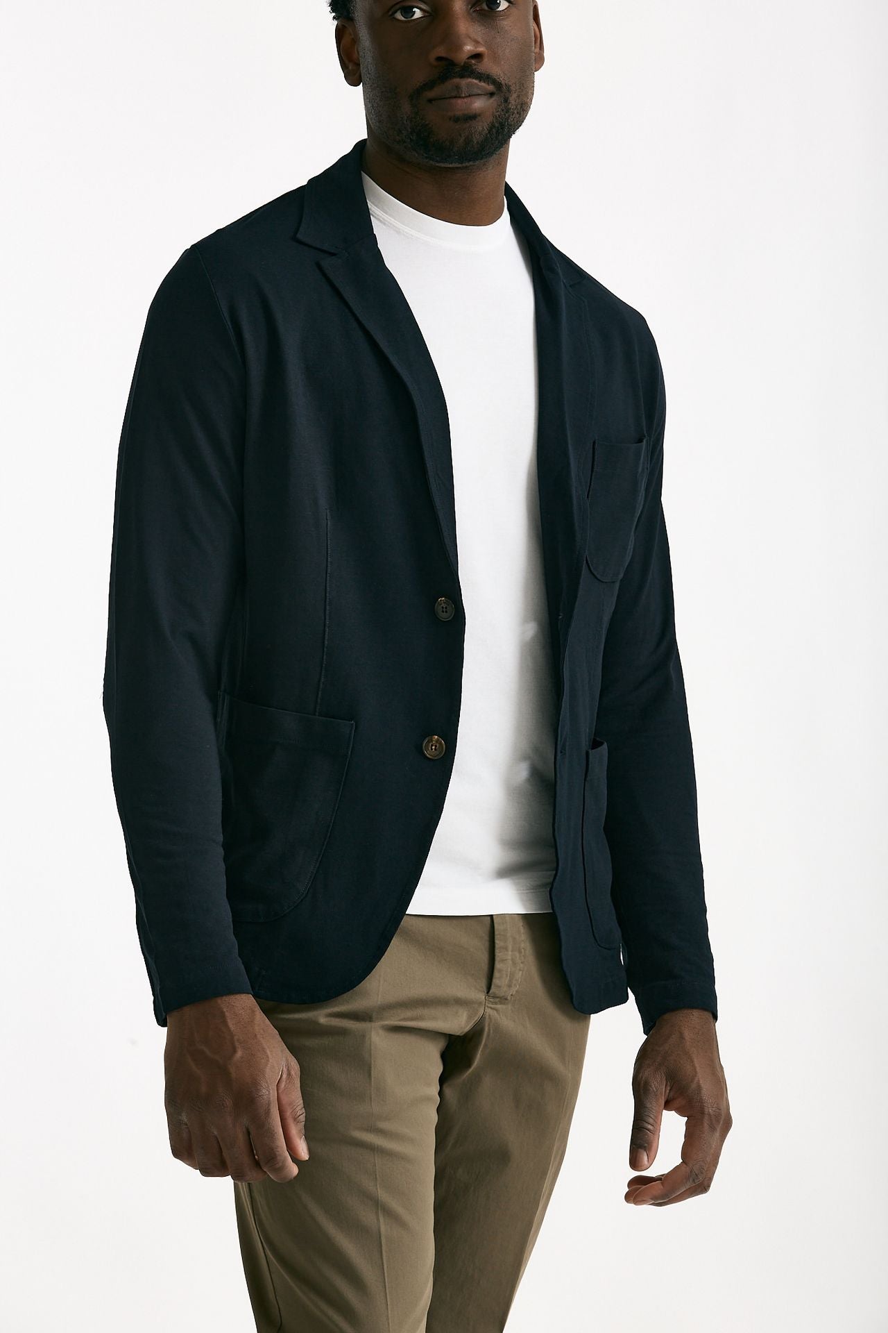 Giacca in cotone blu Icecotton uomo Zanone - 3