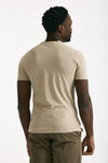 T shirt in cotone beige Icecotton uomo Zanone - 3