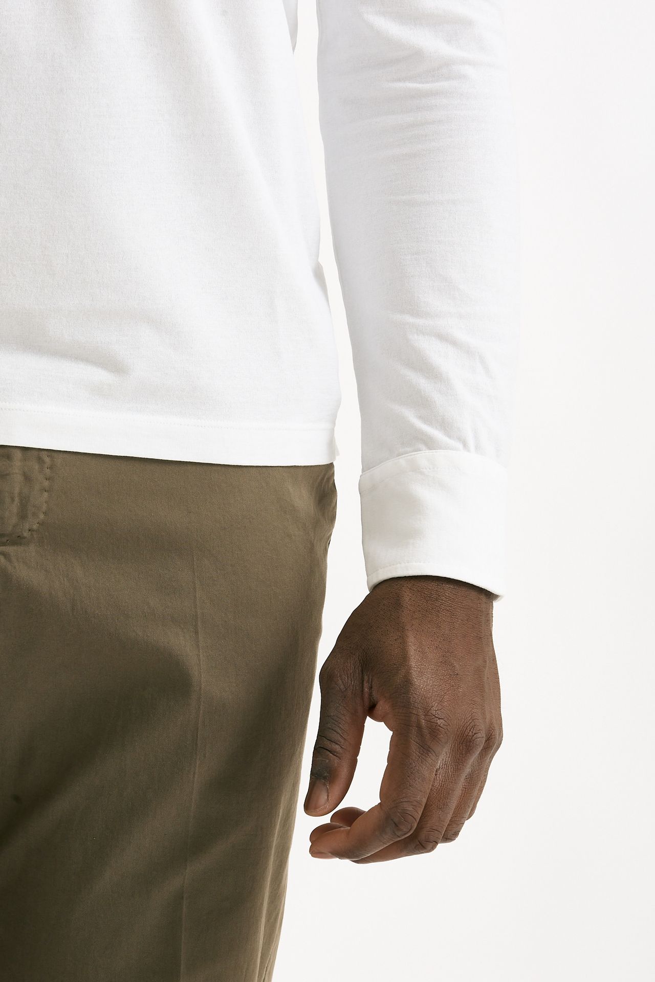 Polo in cotone bianco Icecotton uomo Zanone - 6