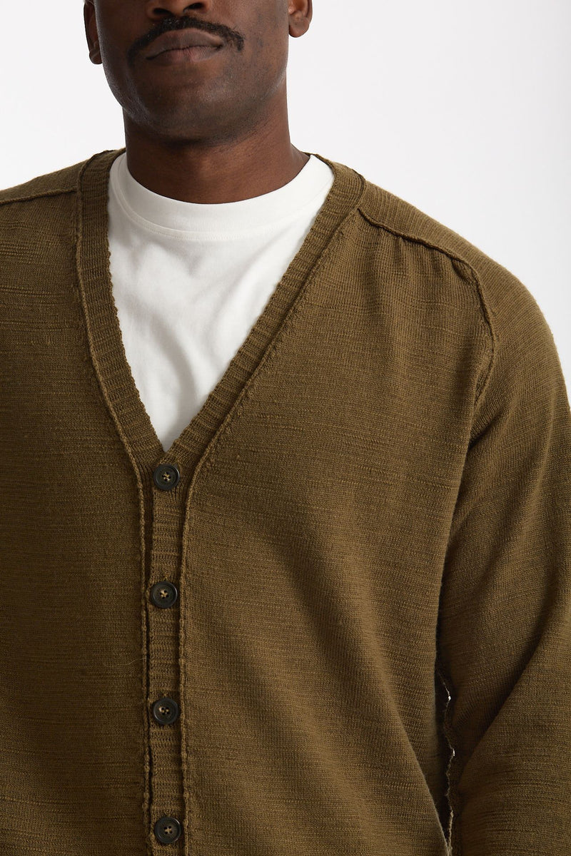 Cardigan in lana verde uomo Atomo factory - 5