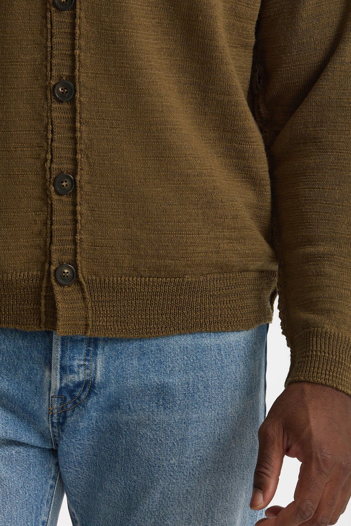 Cardigan in lana verde uomo Atomo factory - 6