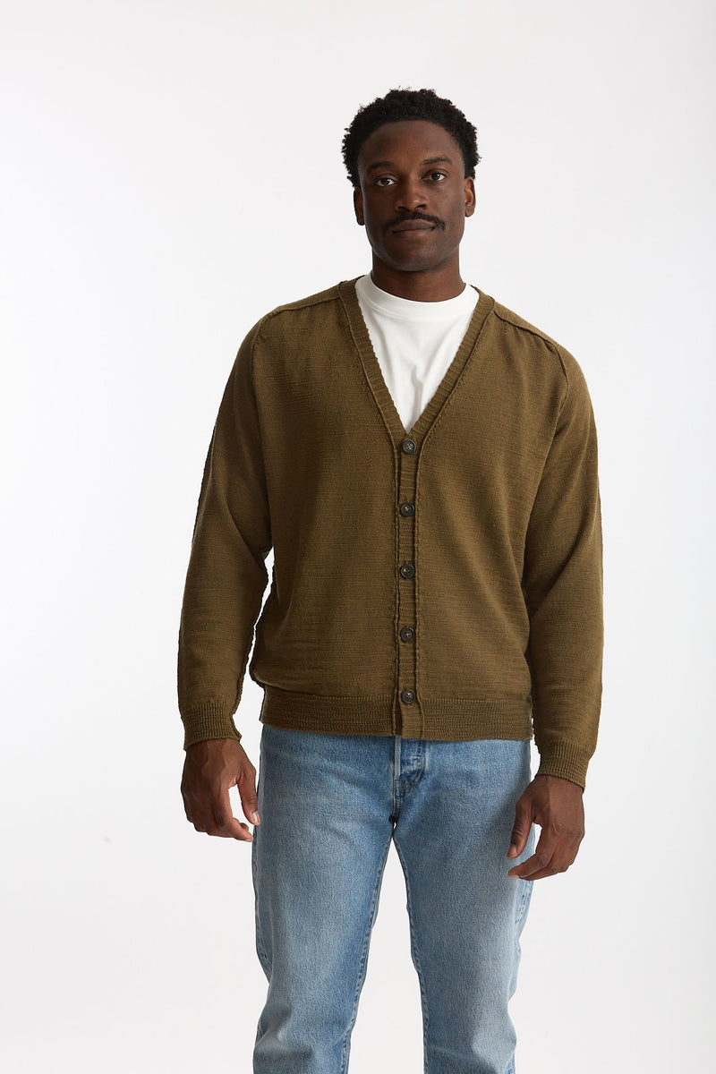 Cardigan in lana verde uomo Atomo factory - 2