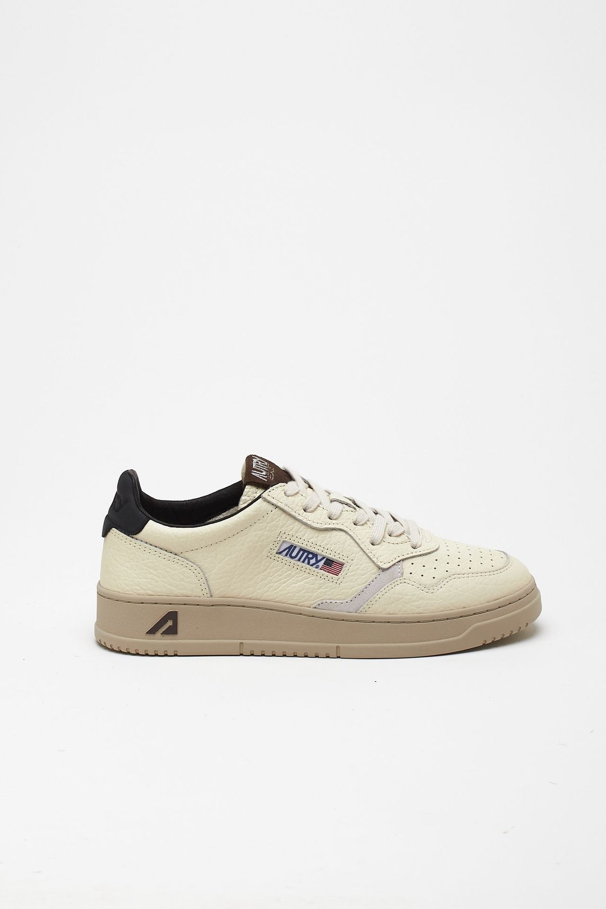 Sneakers MEDALIST LOW-AULM-LE15 in pelle martellata uomo Autry - 1
