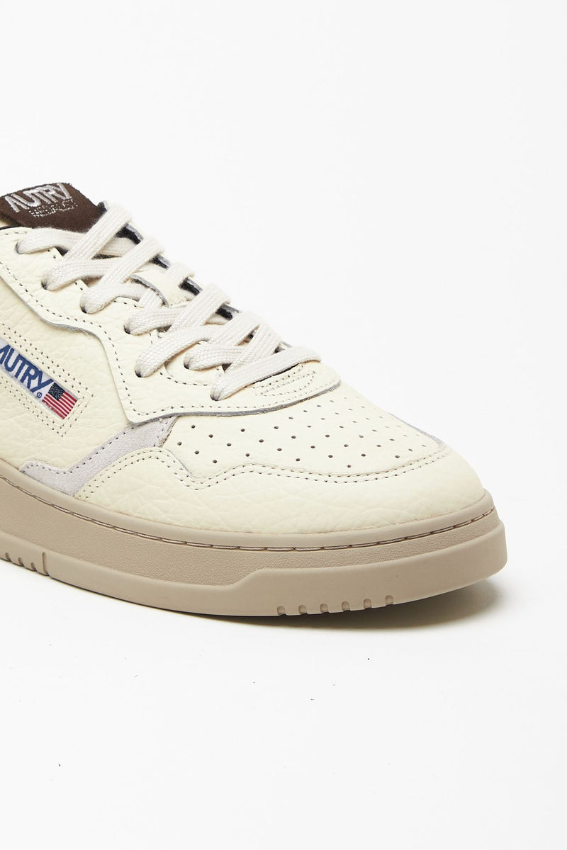 Sneakers MEDALIST LOW-AULM-LE15 in pelle martellata uomo Autry - 5