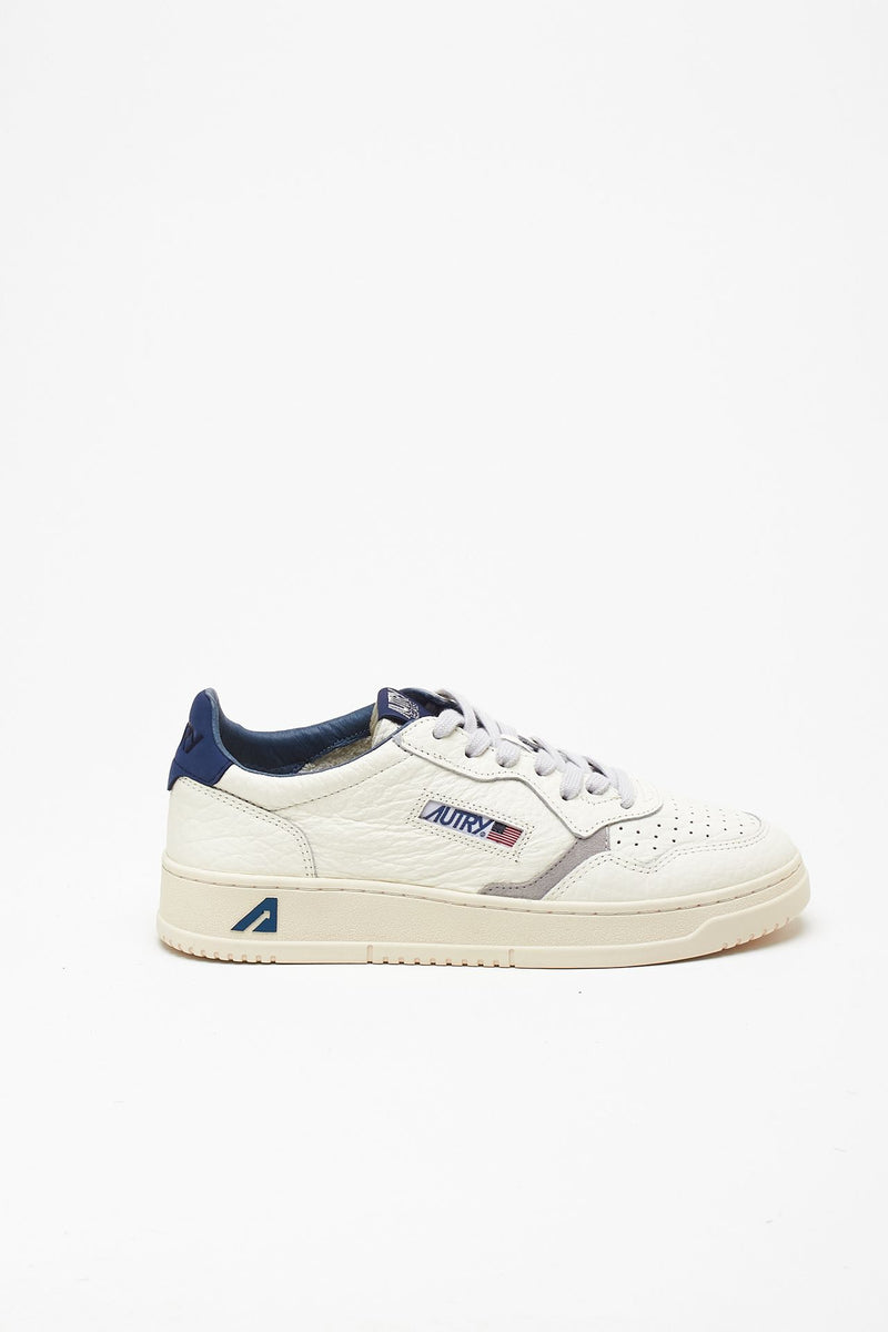 Sneakers MEDALIST LOW-AULM-NE20 in pelle martellata uomo Autry - 1