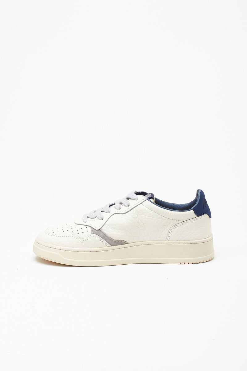 Sneakers MEDALIST LOW-AULM-NE20 in pelle martellata uomo Autry - 4
