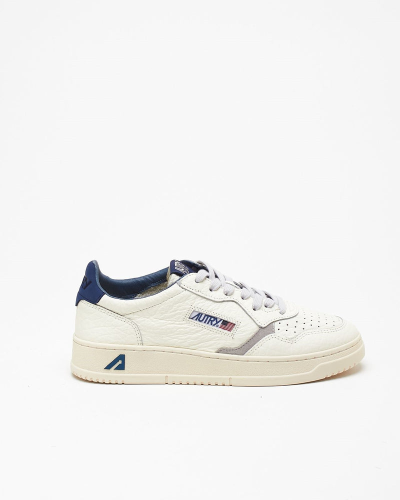 Sneakers MEDALIST LOW-AULM-NE20 in pelle martellata uomo Autry - 8