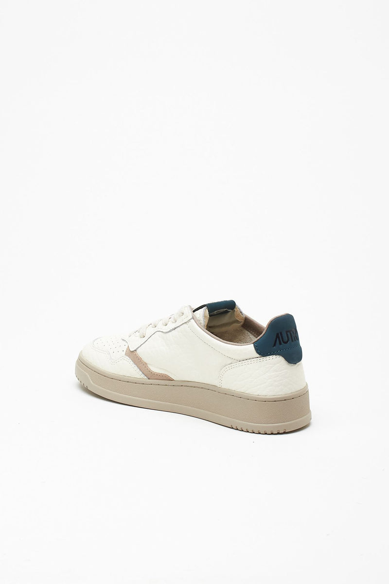 Sneakers MEDALIST LOW-AULM-NE18 in pelle martellata uomo Autry - 3