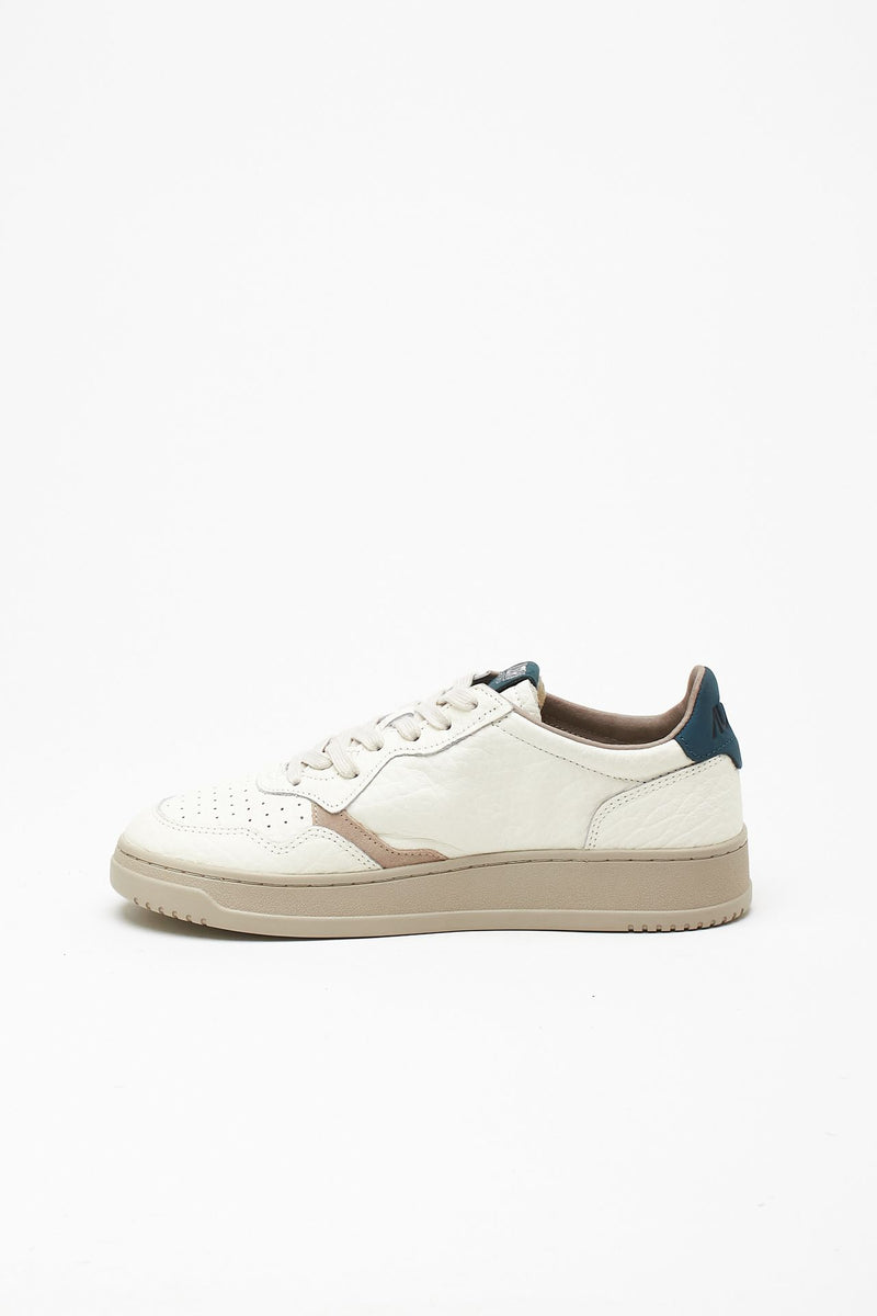 Sneakers MEDALIST LOW-AULM-NE18 in pelle martellata uomo Autry - 4