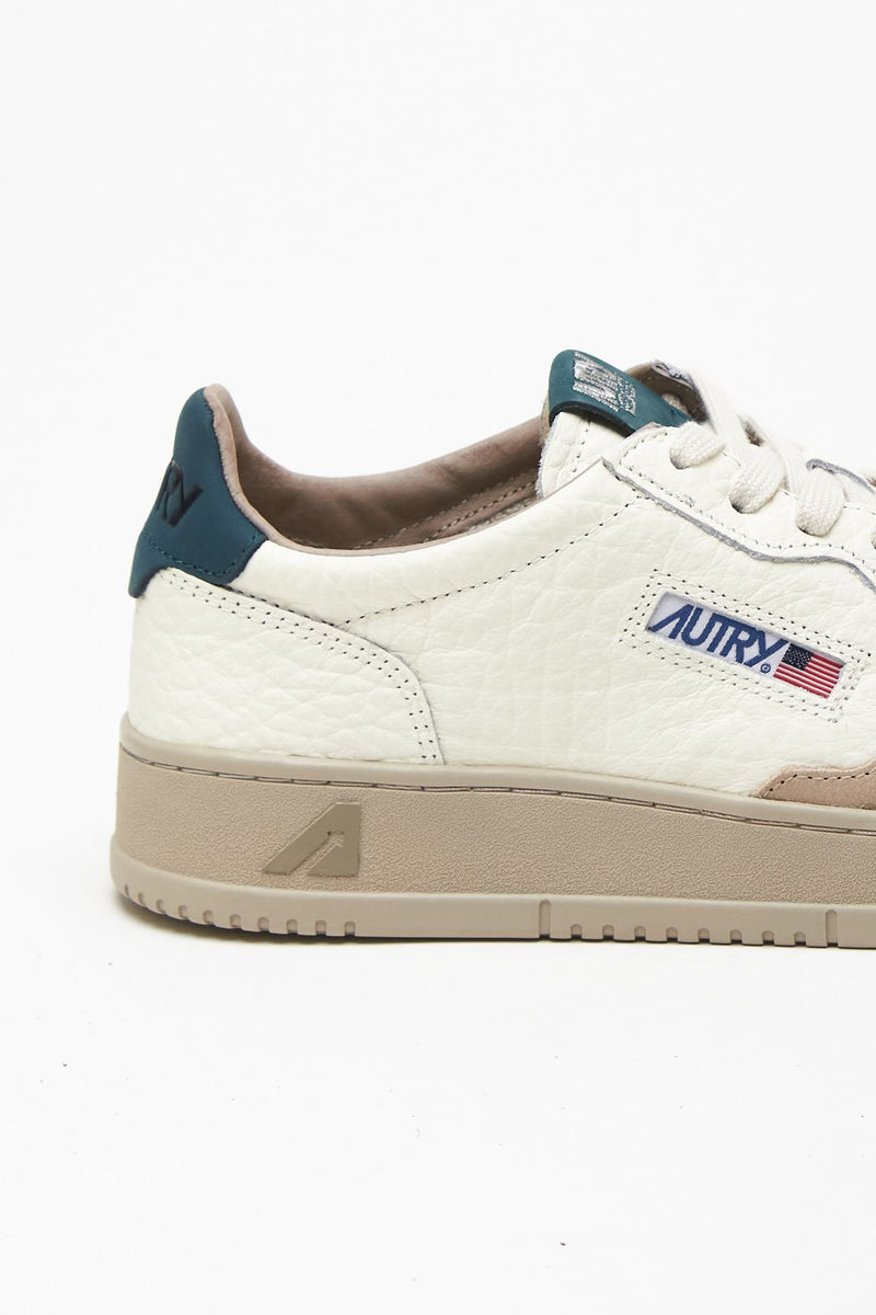 Sneakers MEDALIST LOW-AULM-NE18 in pelle martellata uomo Autry - 6