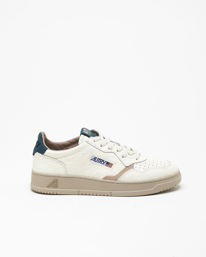 Sneakers MEDALIST LOW-AULM-NE18 in pelle martellata uomo Autry - 8