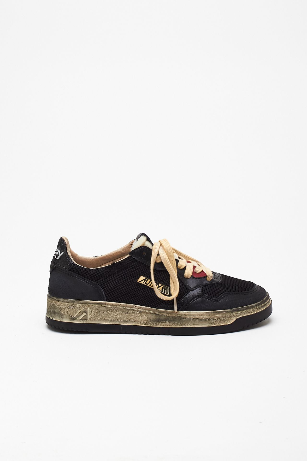 Sneakers SUPER VINTAGE-AULM-KH01 in pelle e mesh uomo Autry - 1