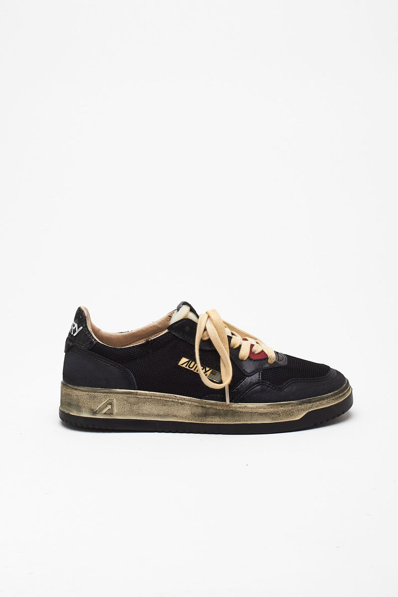 Sneakers SUPER VINTAGE-AULM-KH01 in pelle e mesh uomo Autry - 1