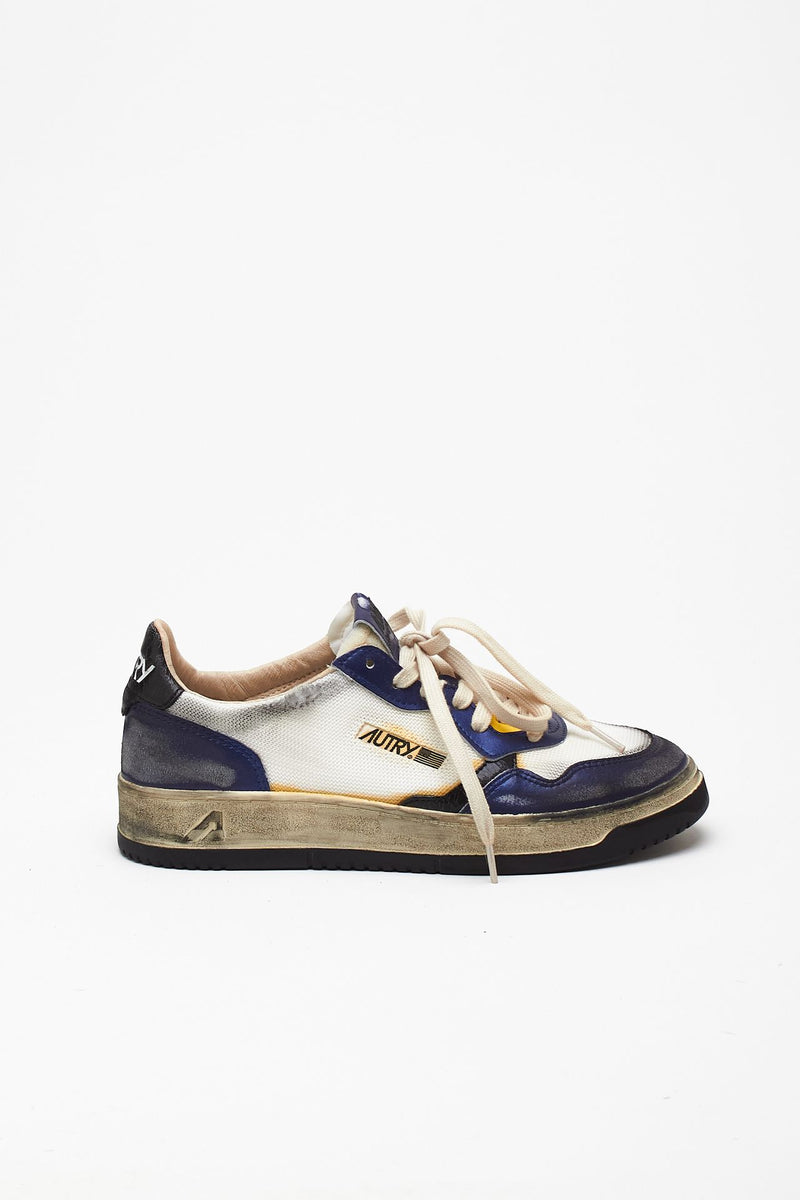 Sneakers SUPER VINTAGE-AULM-KH03 in pelle e mesh uomo Autry - 1