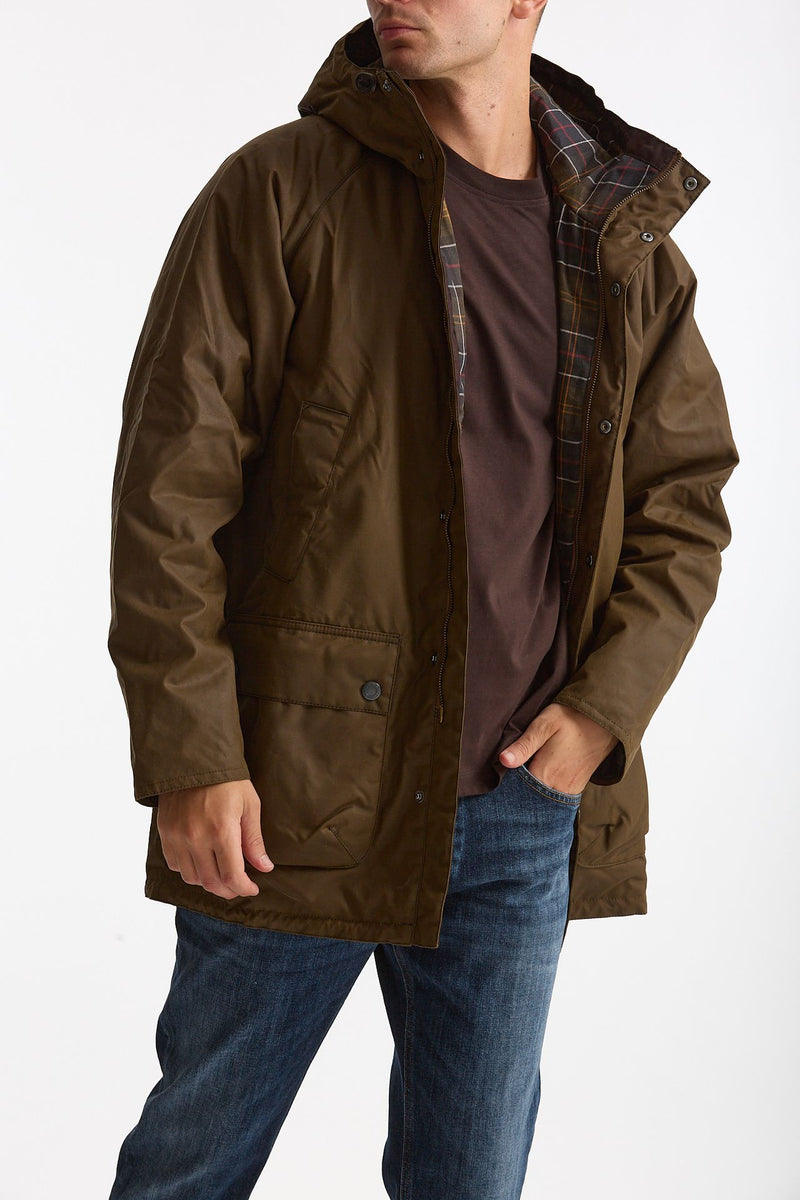 Parka BEDALE WAX PARKA in cotone cerato brown uomo Barbour - 5