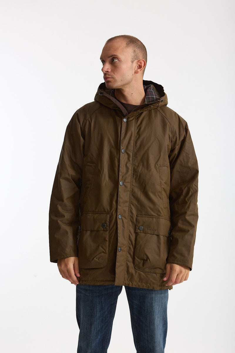 Parka BEDALE WAX PARKA in cotone cerato brown uomo Barbour - 7