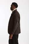 Field jacket OGSTON WAX JACKET in cotone cerato marrone scuro uomo Barbour - 1