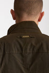 Field jacket OGSTON WAX JACKET in cotone cerato olive uomo Barbour - 7