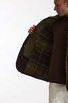 Field jacket OGSTON WAX JACKET in cotone cerato olive uomo Barbour - 8