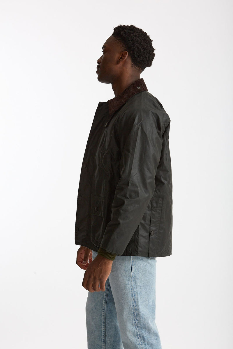 Giacca BEDALE WAX JACKET in cotone cerato sage-verde uomo Barbour - 1