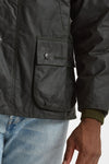 Giacca BEDALE WAX JACKET in cotone cerato sage-verde uomo Barbour - 7