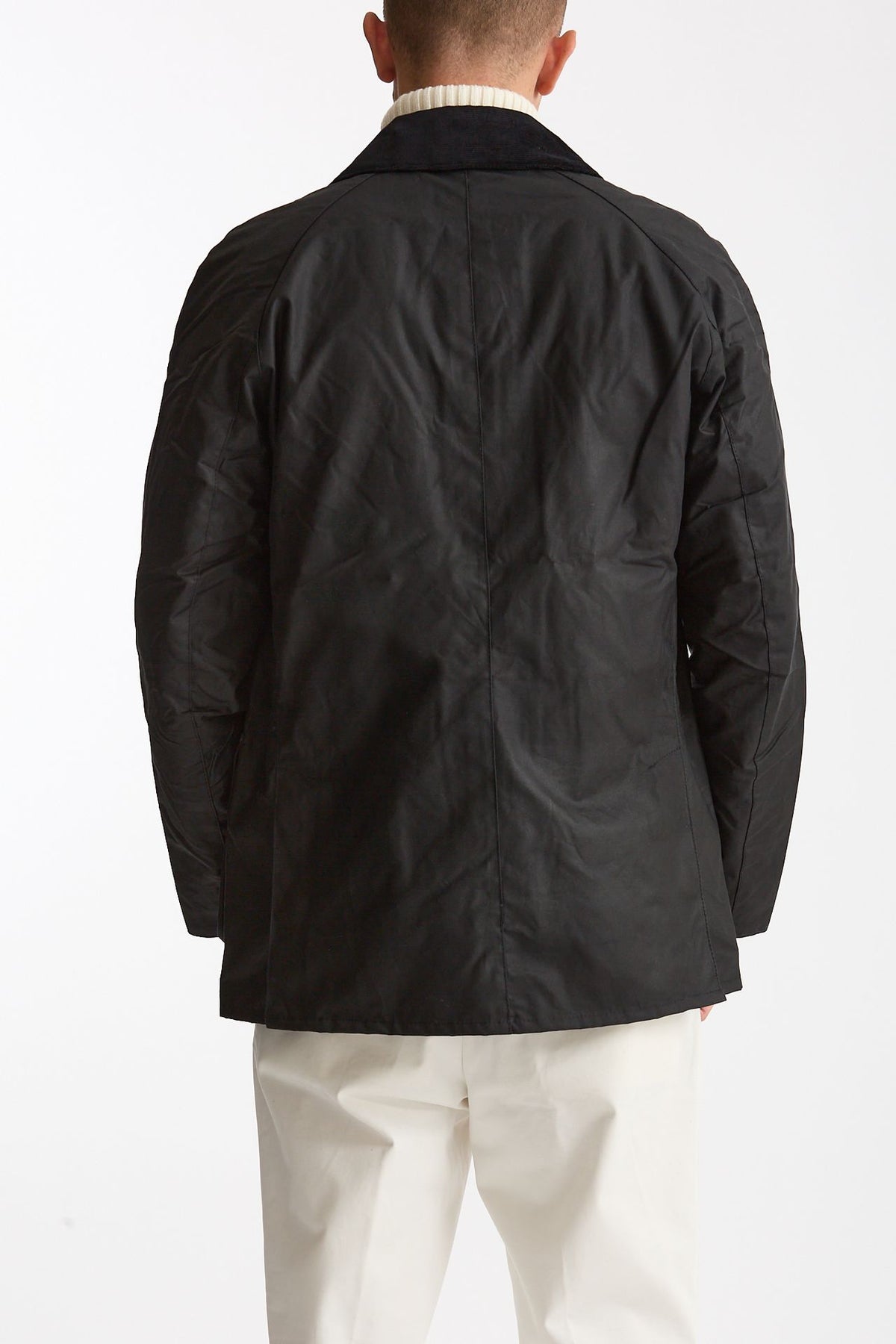 Giacca in cotone ASHBY WAX JACKET cerato blu uomo Barbour - 4