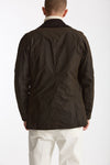 Giacca in cotone ASHBY WAX JACKET cerato olive uomo Barbour - 5