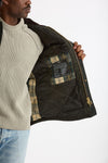 Giubbino REELIN WAX JACKET in cotone cerato sage-verde uomo Barbour - 6
