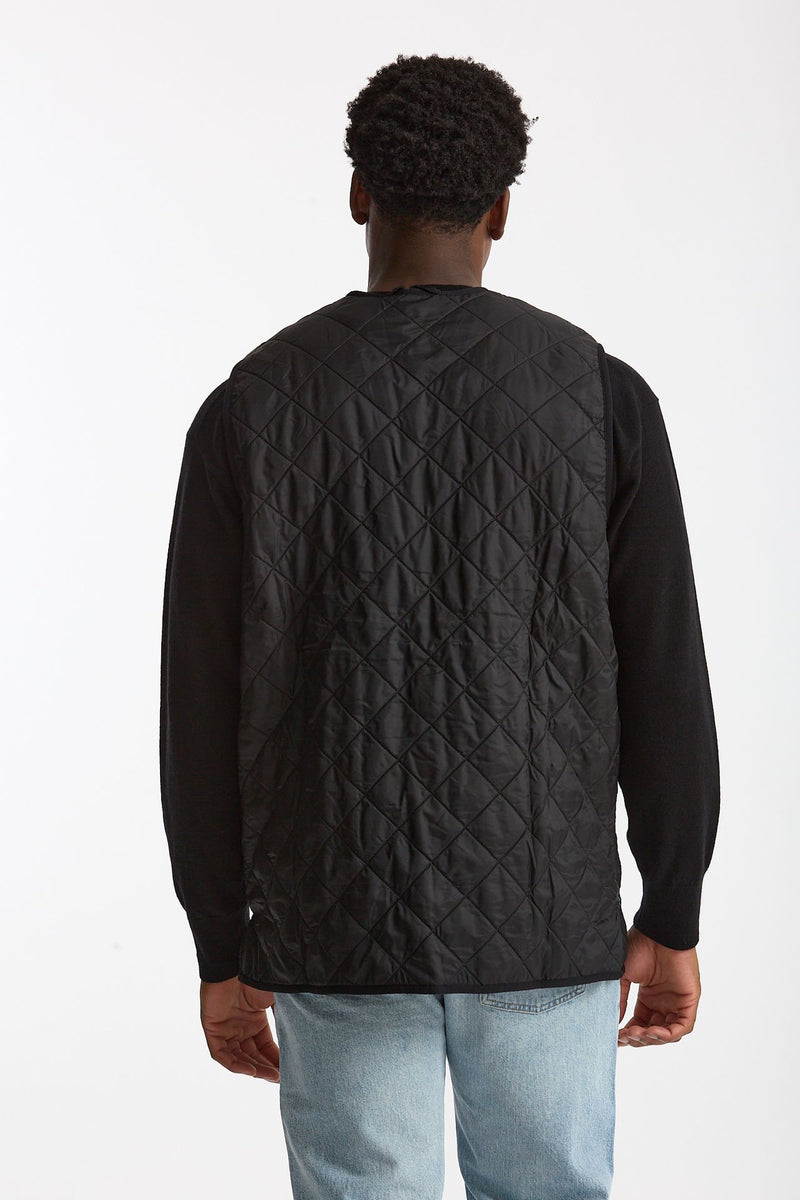 Gilet trapuntato POLARQUILT nero uomo Barbour - 4