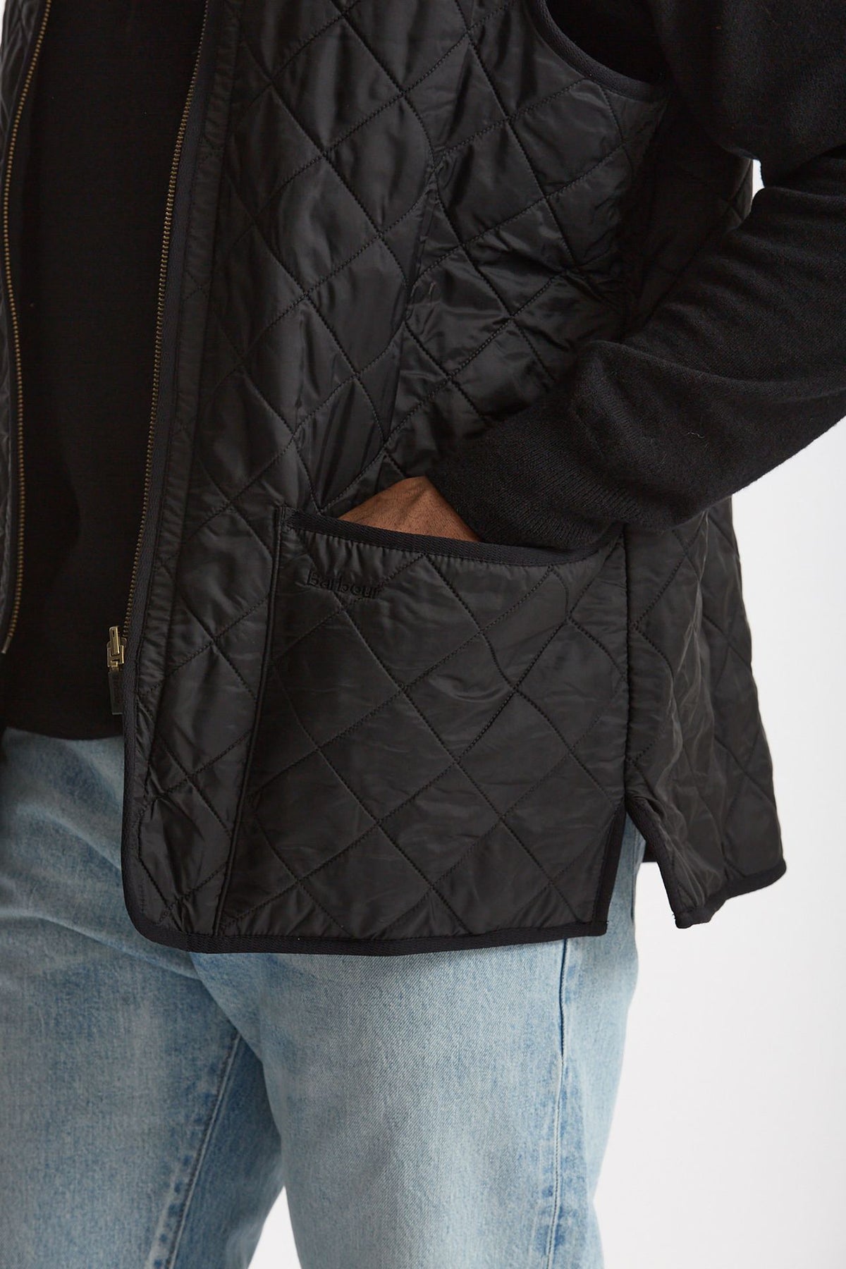Gilet trapuntato POLARQUILT nero uomo Barbour - 5