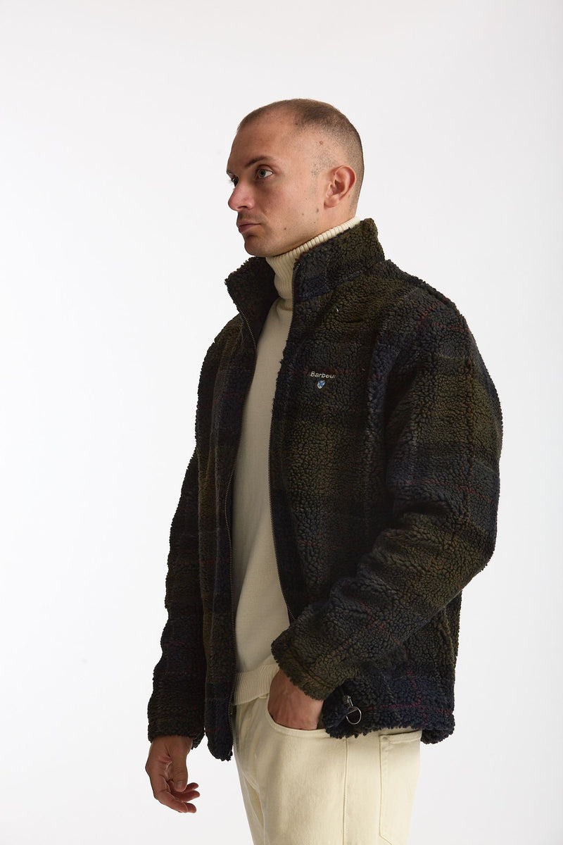 Giubbino pile Shadow classic tartan uomo Barbour - 1