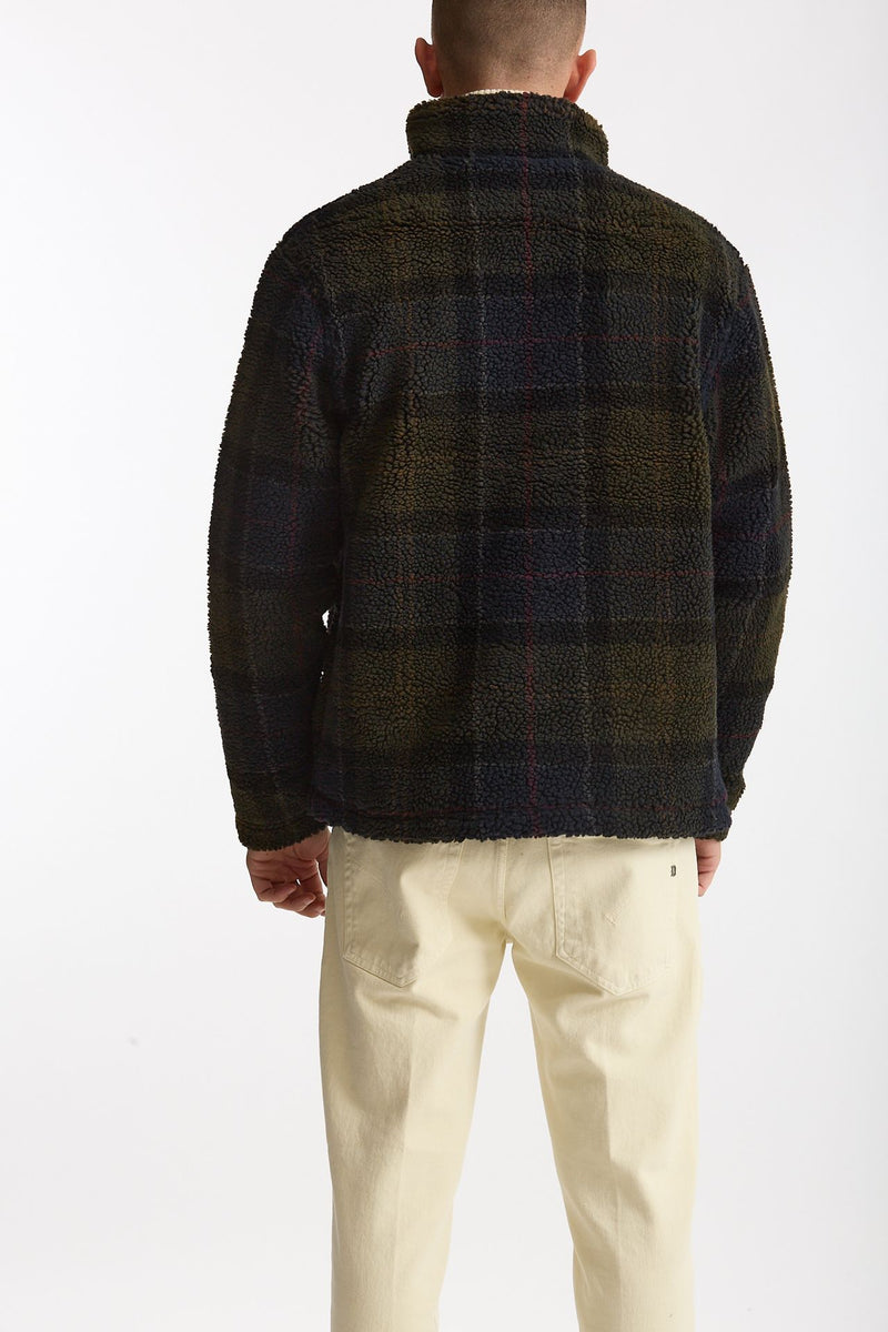 Giubbino pile Shadow classic tartan uomo Barbour - 3