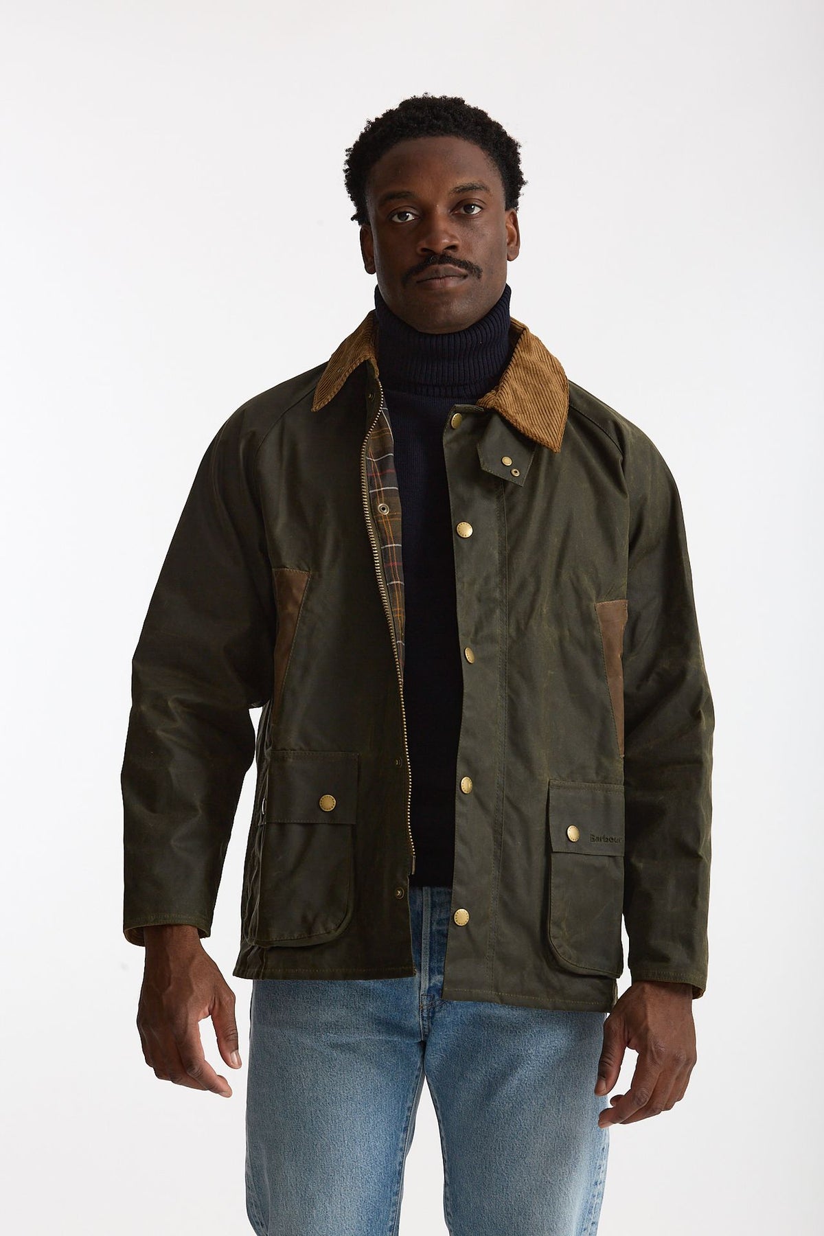 Giacca DESERTDALE WAX in cotone cerato verde uomo Barbour - 1