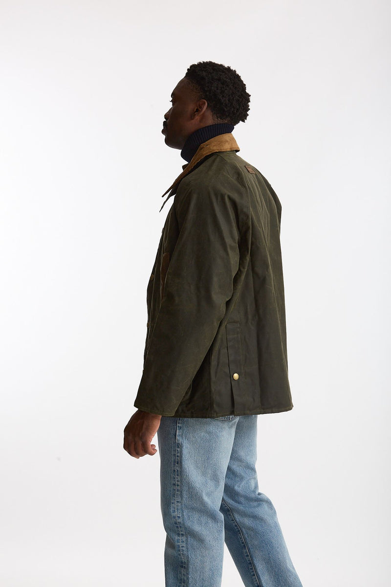 Giacca DESERTDALE WAX in cotone cerato verde uomo Barbour - 2