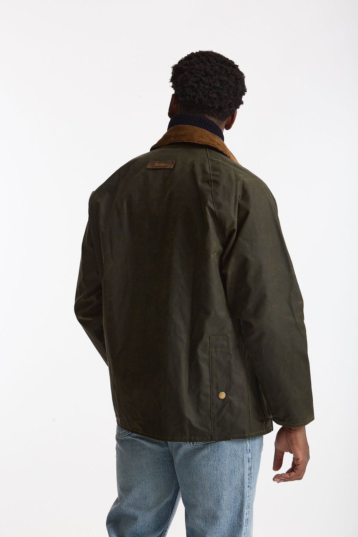 Giacca DESERTDALE WAX in cotone cerato verde uomo Barbour - 3