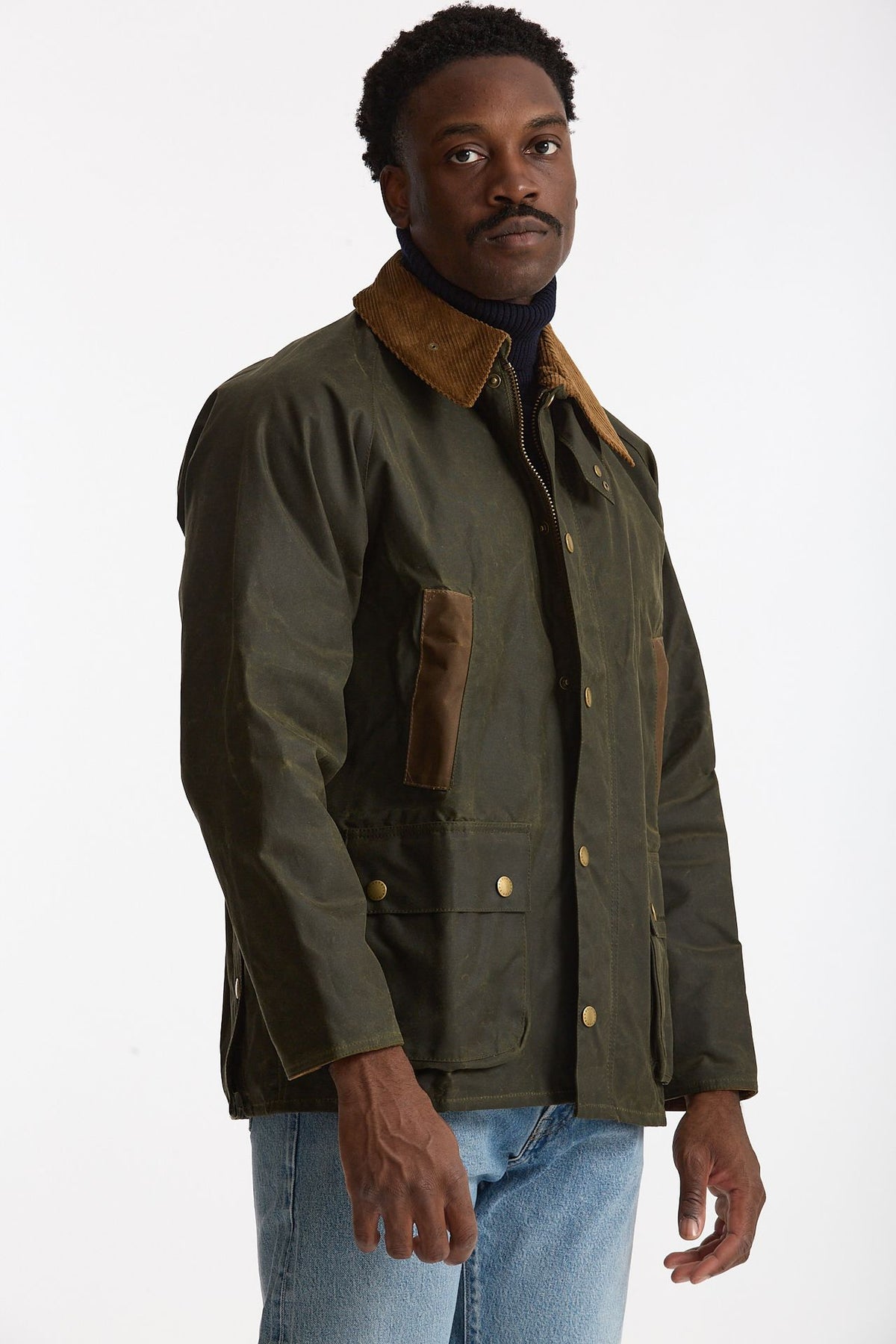Giacca DESERTDALE WAX in cotone cerato verde uomo Barbour - 4