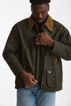 Giacca DESERTDALE WAX in cotone cerato verde uomo Barbour - 5