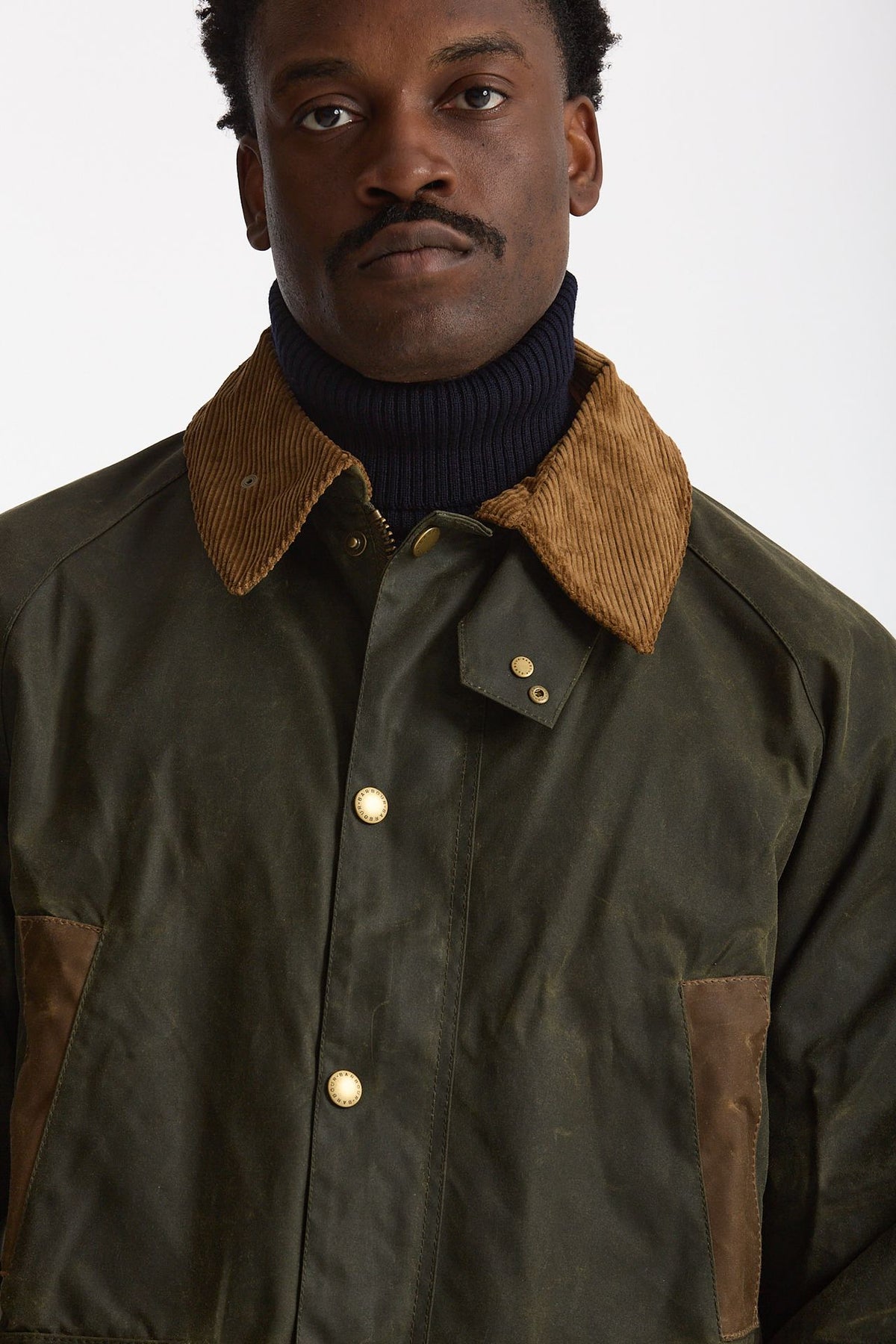 Giacca DESERTDALE WAX in cotone cerato verde uomo Barbour - 7