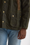 Giacca DESERTDALE WAX in cotone cerato verde uomo Barbour - 8
