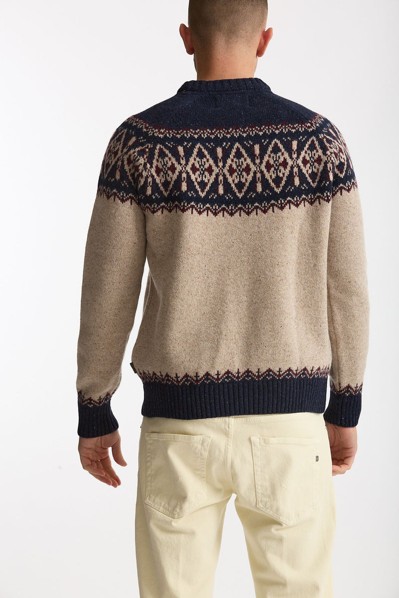 Maglia misto lana fantasia uomo Barbour - 5