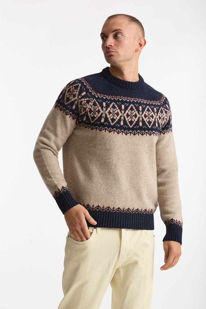 Maglia misto lana fantasia uomo Barbour - 4
